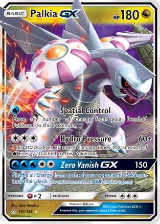 Palkia GX 101/156 - Holofoil SM Ultra Prism - Ultra Rare