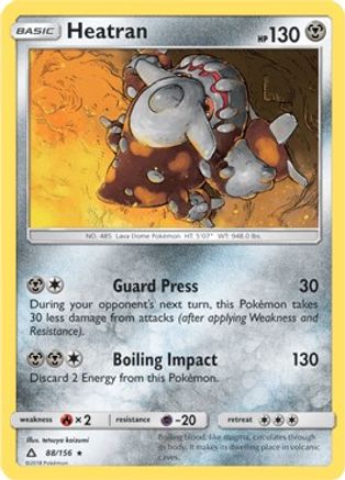 Heatran (Prerelease Kit Exclusive) 088/156 Deck Exclusives - Rare