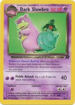 Dark Slowbro (29) (29) 029/82 - Unlimited Team Rocket - Rare