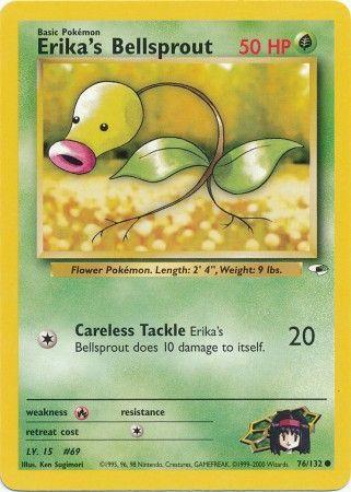 Erika's Bellsprout (76) (76) 076/132 - Unlimited Gym Heroes - Common