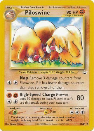 Piloswine 036/64 - Unlimited Neo Revelation - Uncommon