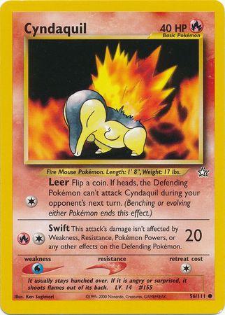Cyndaquil (56) (56) 056/111 - Unlimited Neo Genesis - Common