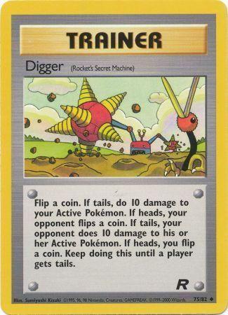 Digger (Rocket's Secret Machine) 075/82 - Unlimited Team Rocket - Uncommon