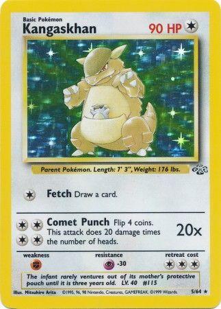 Kangaskhan (5) (5) 005/64 - Unlimited Holofoil Jungle - Holo Rare