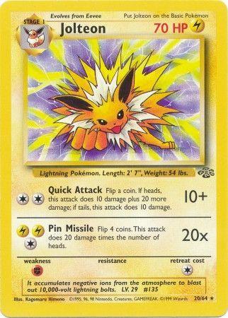 Jolteon (20) (20) 020/64 - Unlimited Jungle - Rare
