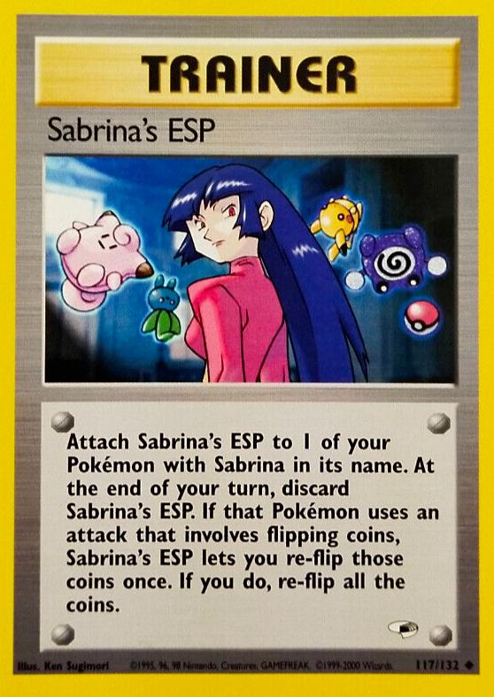 Sabrina's ESP 117/132 - Unlimited Gym Heroes - Uncommon