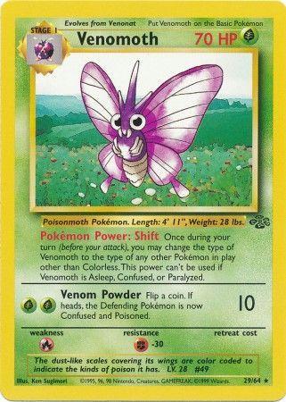 Venomoth (29) (29) 029/64 - Unlimited Jungle - Rare