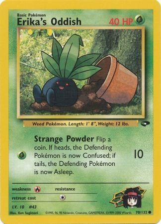 Erika's Oddish 070/132 - Unlimited Gym Challenge - Common