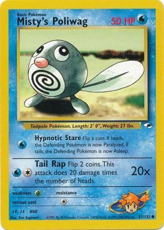 Misty's Poliwag 087/132 - Unlimited Gym Heroes - Common