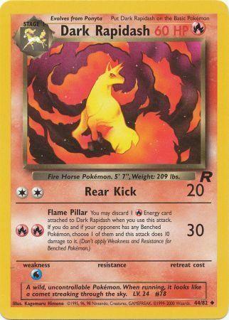 Dark Rapidash 044/82 - Unlimited Team Rocket - Uncommon