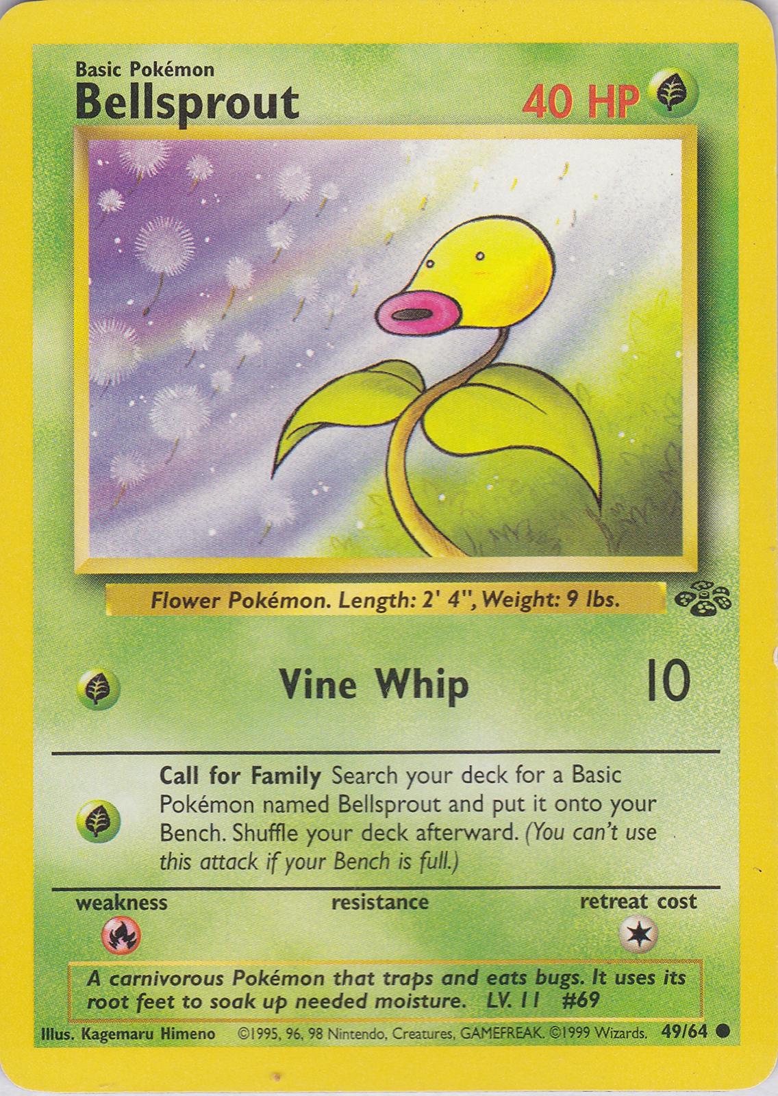 Bellsprout 049/64 - Unlimited Jungle - Common