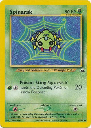 Spinarak 064/75 - Unlimited Neo Discovery - Common