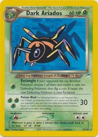 Dark Ariados 017 - Unlimited Neo Destiny - Rare