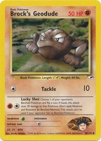 Brock's Geodude (38) (38) 038/132 - Unlimited Gym Heroes - Uncommon