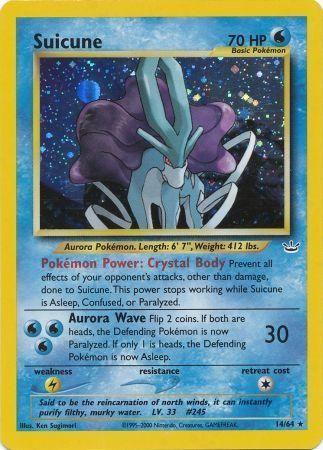 Suicune (14) (14) 014 - Unlimited Holofoil Neo Revelation - Holo Rare