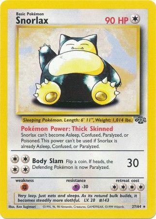 Snorlax (27) (27) 027/64 - Unlimited Jungle - Rare