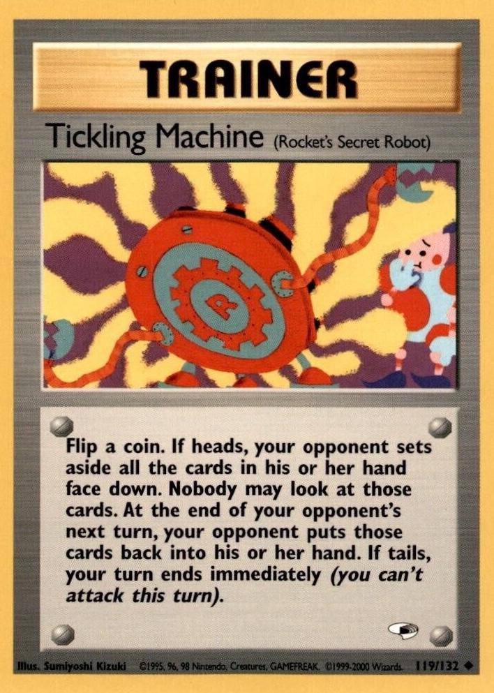 Tickling Machine 119/132 - Unlimited Gym Heroes - Uncommon