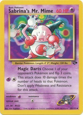 Sabrina's Mr. Mime 059/132 - Unlimited Gym Challenge - Uncommon