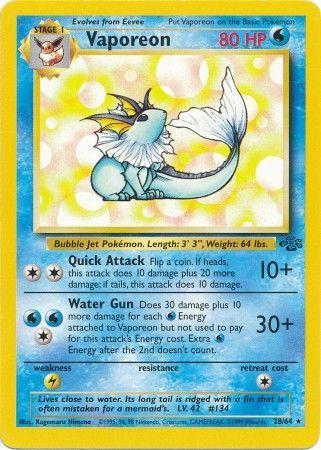 Vaporeon (28) (28) 028/64 - Unlimited Jungle - Rare