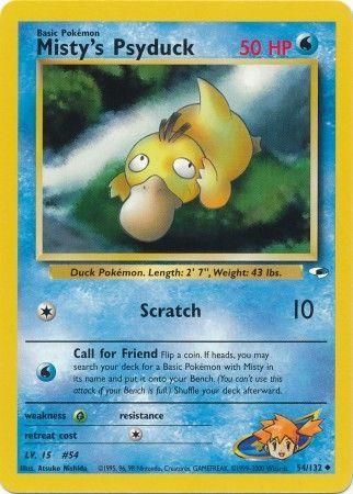 Misty's Psyduck 054/132 - Unlimited Gym Heroes - Uncommon