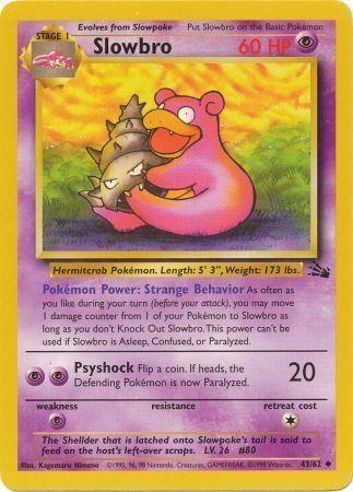 Slowbro 043/62 - Unlimited Fossil - Uncommon