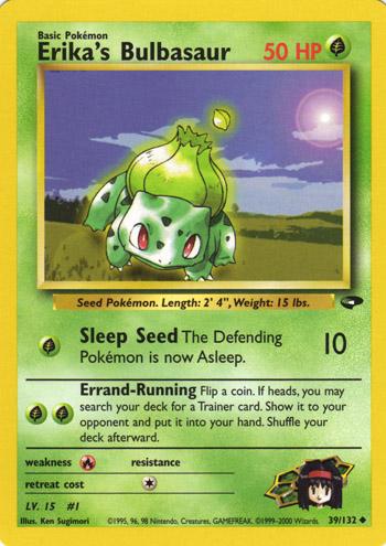 Erika's Bulbasaur 039/132 - Unlimited Gym Challenge - Uncommon