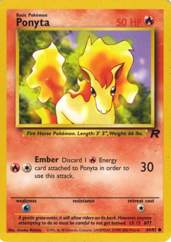 Ponyta 064/82 - Unlimited Team Rocket - Common
