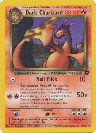 Dark Charizard (21) (21) 021/82 - Unlimited Team Rocket - Rare