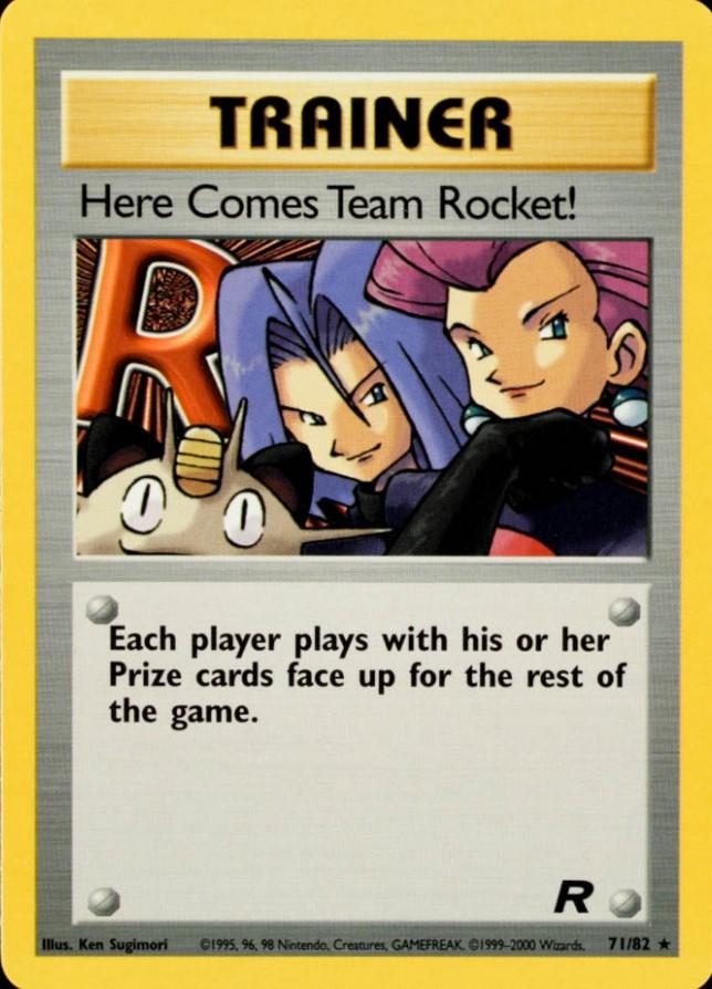 Here Comes Team Rocket! (71) (71) 071/82 - Unlimited Team Rocket - Rare