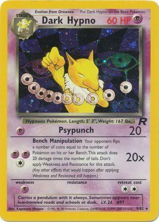 Dark Hypno (9) (9) 009/82 - Unlimited Holofoil Team Rocket - Holo Rare