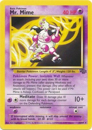 Mr. Mime (22) (22) 022/64 - Unlimited Jungle - Rare