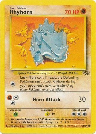Rhyhorn 061/64 - Unlimited Jungle - Common