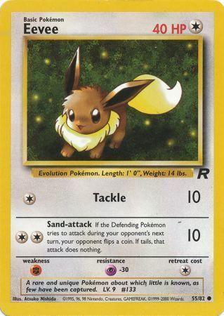 Eevee 055/82 - Unlimited Team Rocket - Common