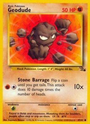 Geodude 047/62 - Unlimited Fossil - Common