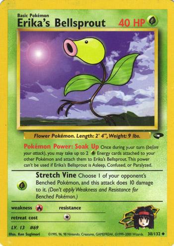 Erika's Bellsprout 038/132 - Unlimited Gym Challenge - Uncommon