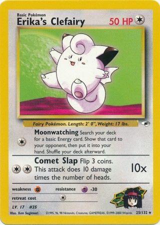 Erika's Clefairy 025/132 - Unlimited Gym Heroes - Rare