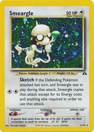 Smeargle (11) (11) 011/75 - Unlimited Holofoil Neo Discovery - Holo Rare