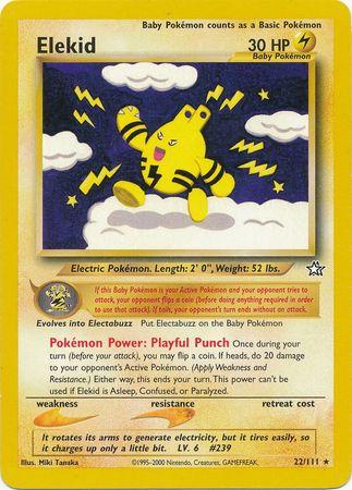 Elekid 022/111 - Unlimited Neo Genesis - Rare
