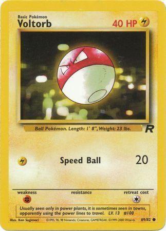 Voltorb 069/82 - Unlimited Team Rocket - Common