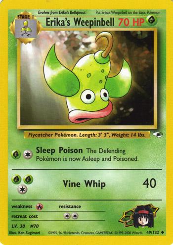 Erika's Weepinbell (49) (49) 049/132 - Unlimited Gym Heroes - Uncommon
