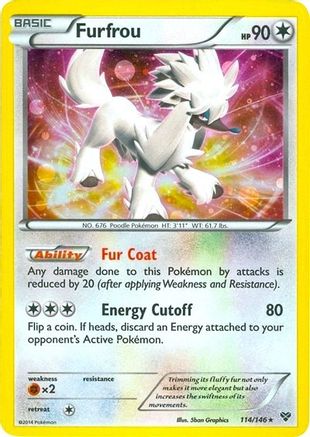 Furfrou (Cosmos Holo) 114/146 - Holofoil Blister Exclusives - Promo
