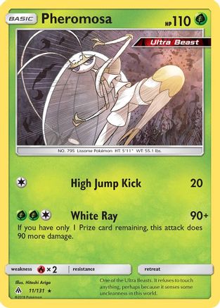 Pheromosa 011/131 - Holofoil SM Forbidden Light - Holo Rare