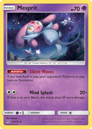 Mesprit 042/131 SM Forbidden Light - Uncommon