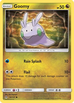 Goomy (92) (92) 092/131 - Reverse Holofoil SM Forbidden Light - Common