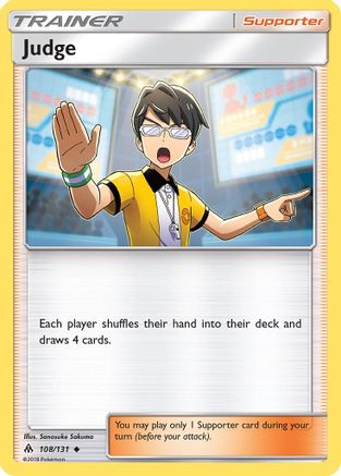 Judge 108/131 SM Forbidden Light - Uncommon