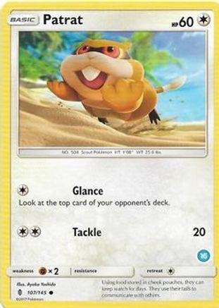 Patrat (16) 107 SM Trainer Kit Alolan Sandslash & Alolan Ninetales - Common