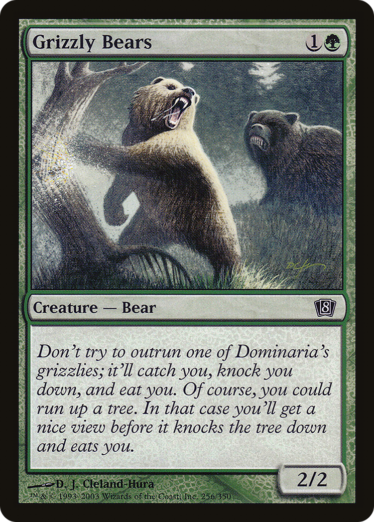 Grizzly Bears (8ED-256★) - 8th Edition