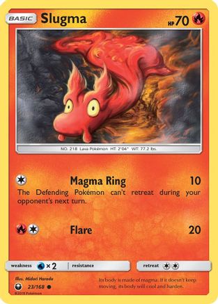 Slugma 023/168 SM Celestial Storm - Common