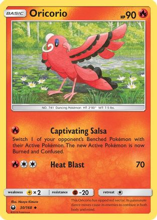 Oricorio (30) (30) 030 - Reverse Holofoil SM Celestial Storm - Uncommon