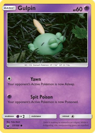 Gulpin 057/168 SM Celestial Storm - Common